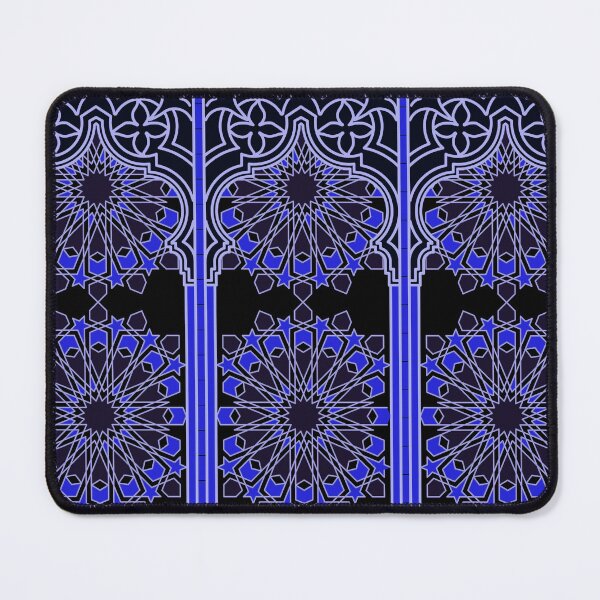 Item preview, Three Decorated Arches in Black and Blue designed and sold by Tarjiart.