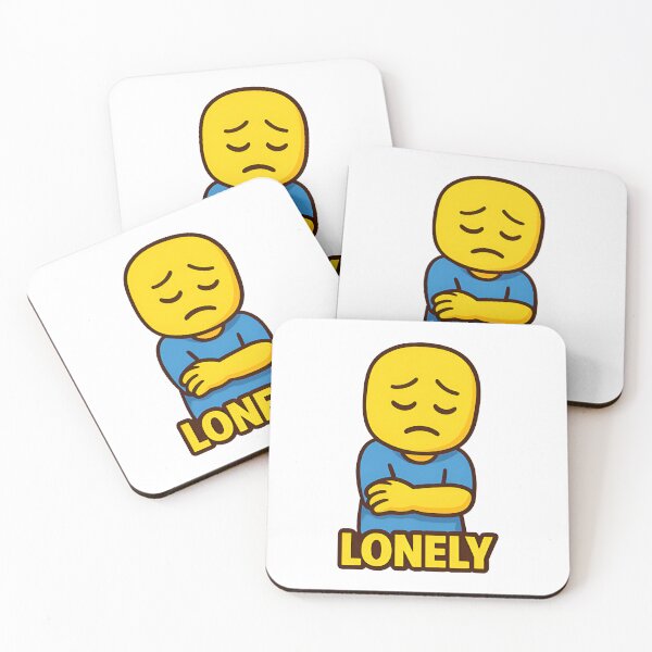 Item preview, Lonely Roblox Noob | Funny Sad Gamer Meme | Roblox Noob Cartoon for Introverts designed and sold by Printynest.