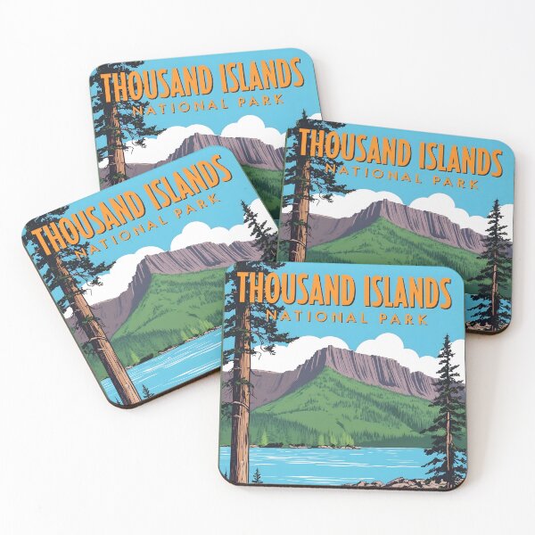Item preview, Thousand Islands National Park Canada Vintage Travel Tourism  designed and sold by TravelersGems.