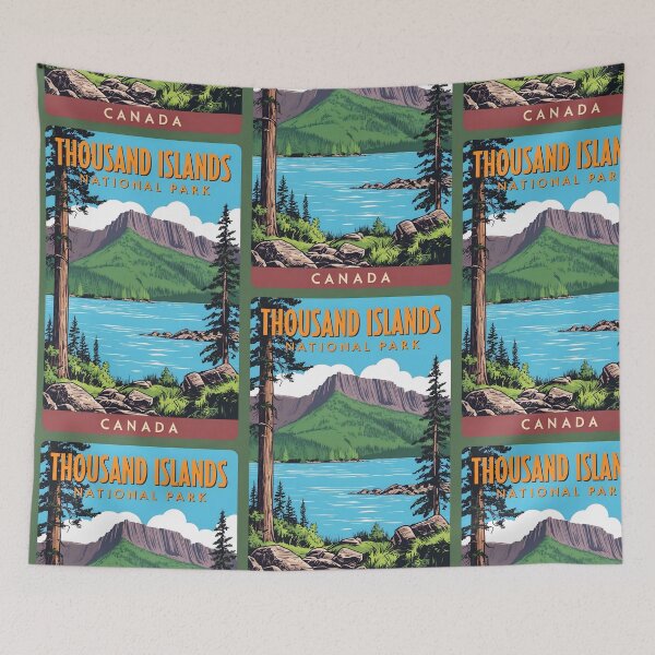 Item preview, Thousand Islands National Park Canada Vintage Travel Tourism  designed and sold by TravelersGems.
