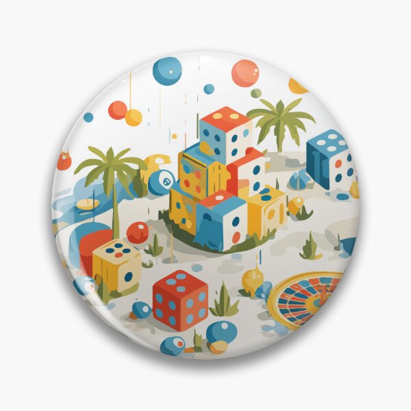 Item preview, Isometric Game Island — Mini Casino Paradise in Voxel Art designed and sold by Moss and Moon Studio.