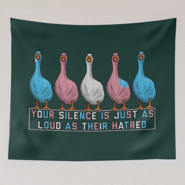 Item preview, Your Silence Geese designed and sold by Art by Veya.