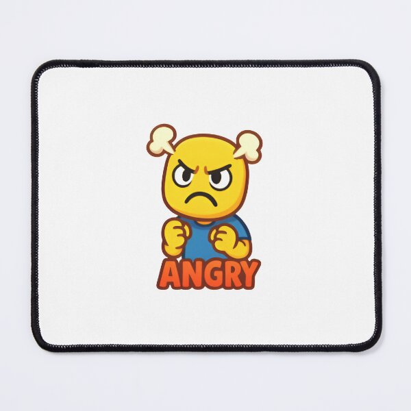 Item preview, Angry Roblox Noob | Funny Gamer Rage Face | Cartoon Meme Roblox Noob Design designed and sold by Printynest.