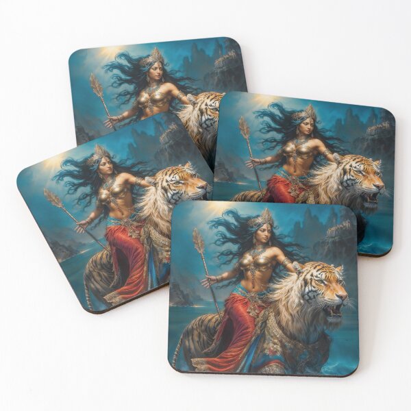 Item preview, Hindu goddess Durga designed and sold by AliceWhiteDF.