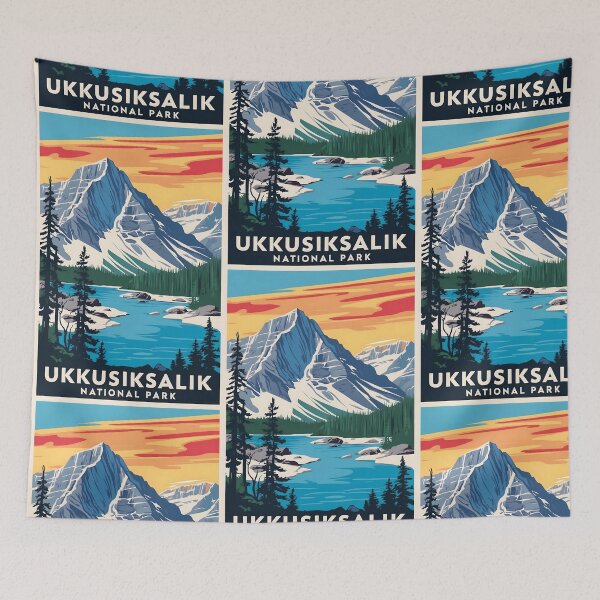 Item preview, Ukkusiksalik National Park Canada Vintage Travel Tourism  designed and sold by TravelersGems.