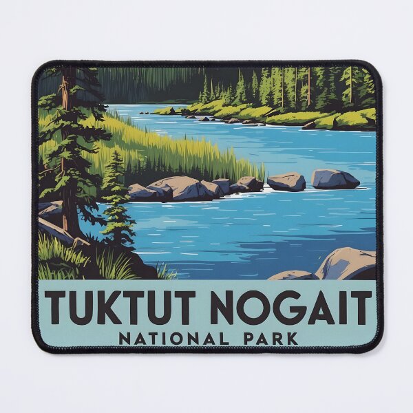 Item preview, Tuktut Nogait National Park Canada Vintage Travel Tourism designed and sold by TravelersGems.