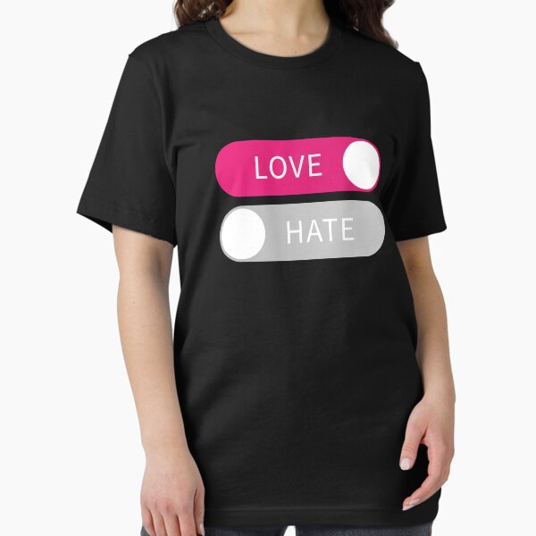 Item preview, Love On Hate Off Button Love on Hate off Gift designed and sold by FreakOutShirts.
