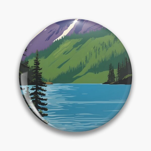Item preview, Waterton National Park Canada Vintage Travel Tourism  designed and sold by TravelersGems.