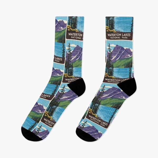 Item preview, Waterton National Park Canada Vintage Travel Tourism  designed and sold by TravelersGems.