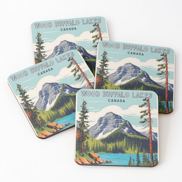 Item preview, Wood Buffalo National Park Canada Vintage Travel Tourism  designed and sold by TravelersGems.