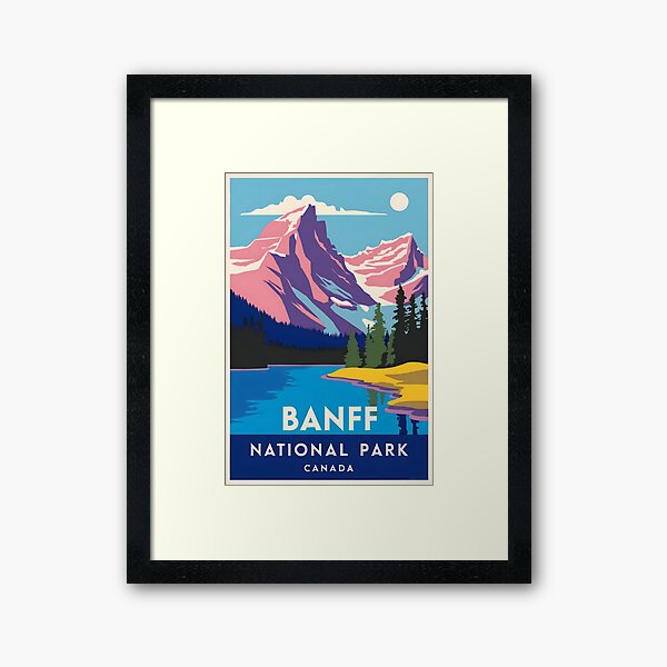 Item preview, Banff National Park Canada Vintage Travel Tourism  designed and sold by TravelersGems.