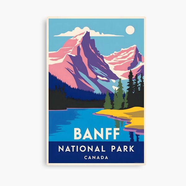 Item preview, Banff National Park Canada Vintage Travel Tourism  designed and sold by TravelersGems.
