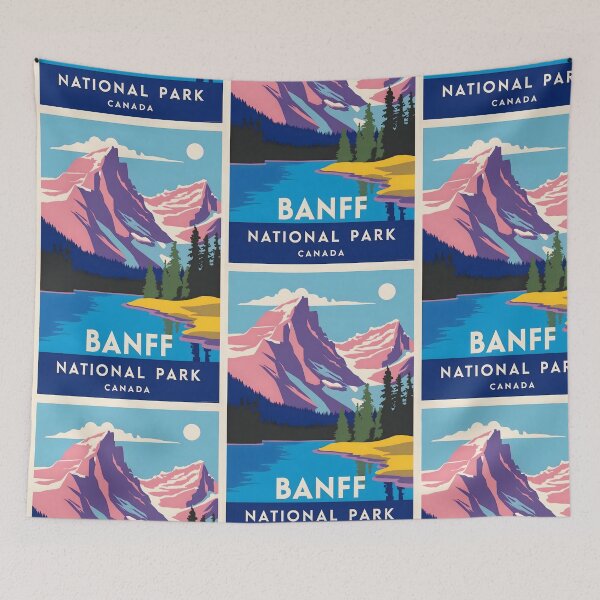 Item preview, Banff National Park Canada Vintage Travel Tourism  designed and sold by TravelersGems.