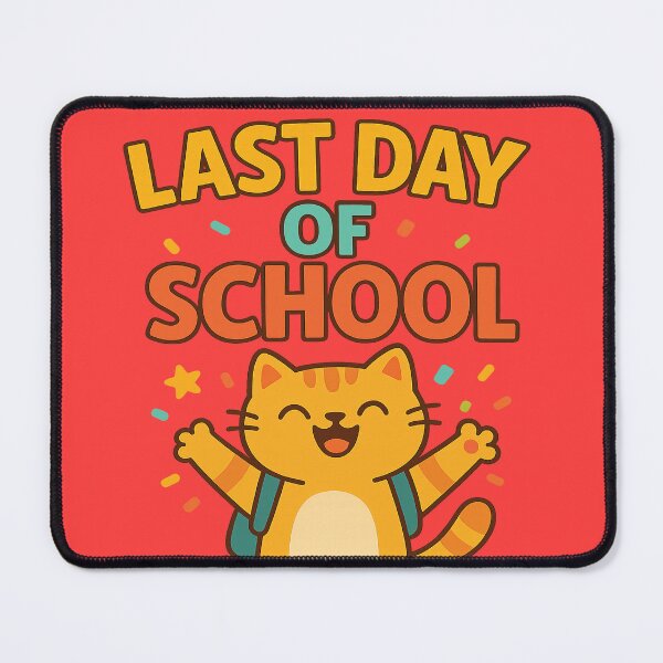 Item preview, Last Day of School, Celebration Cat T-Shirt designed and sold by Nubrixa-Studio.