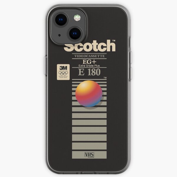 VHS Scotch E180 iPhone Soft Case