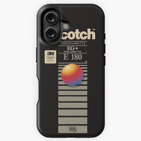 Vista previa del artículo con la obra «VHS Scotch E180», diseñado y vendido por T44Productions.