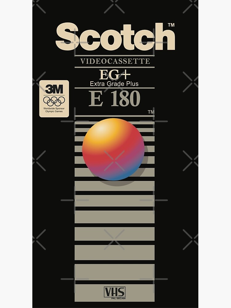 Disover VHS Scotch E180 | Poster