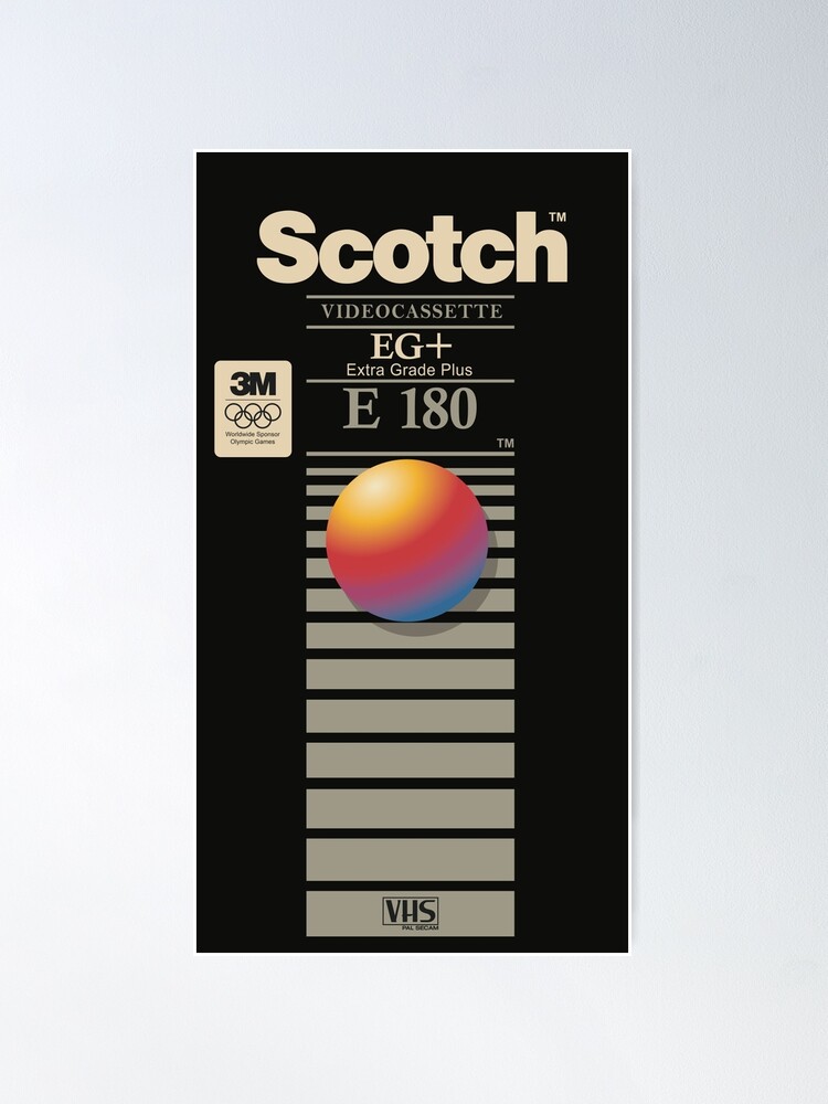 Discover VHS Scotch E180 | Poster