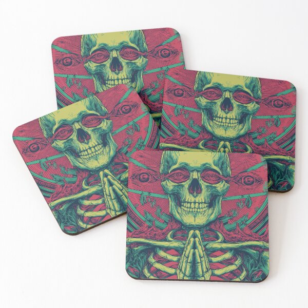 Item preview, Psychedelic Skull Anatomy – Neon Cyberpunk Style designed and sold by Moss and Moon Studio.