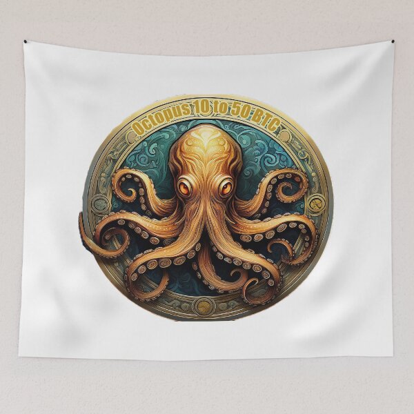 Item preview, Octopus cripto coin designed and sold by Andre Faubert.
