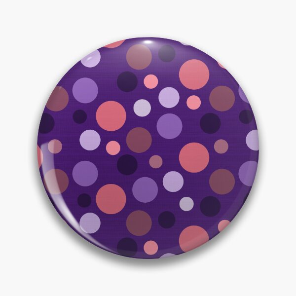 Item preview, Half-Drop Bold Purple & Pink Irregular Polka Dots designed and sold by Saki Desjardins.