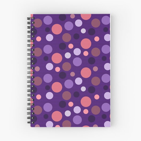 Item preview, Half-Drop Bold Purple & Pink Irregular Polka Dots designed and sold by Saki Desjardins.
