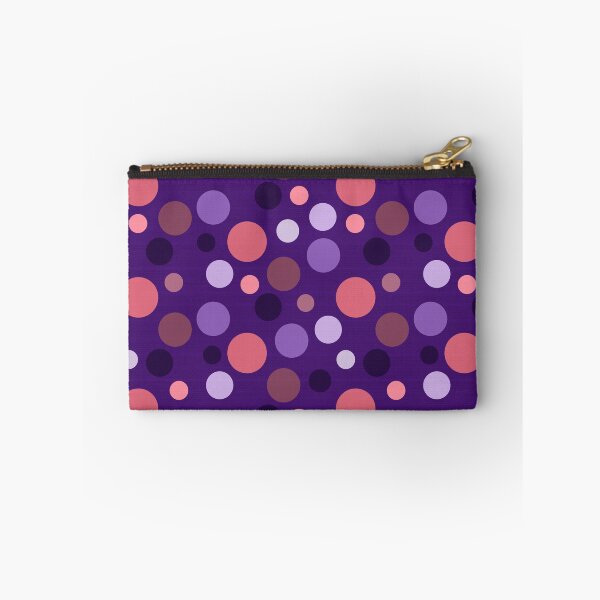 Item preview, Half-Drop Bold Purple & Pink Irregular Polka Dots designed and sold by Saki Desjardins.