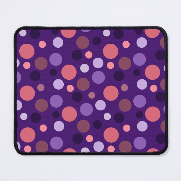 Item preview, Half-Drop Bold Purple & Pink Irregular Polka Dots designed and sold by Saki Desjardins.