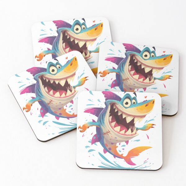 Item preview, Angry Piranha Cartoon – Fierce Underwater Creature designed and sold by Moss and Moon Studio.