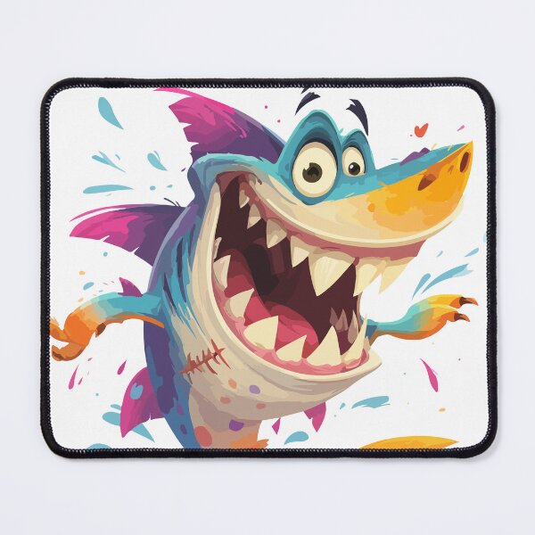 Item preview, Angry Piranha Cartoon – Fierce Underwater Creature designed and sold by Moss and Moon Studio.