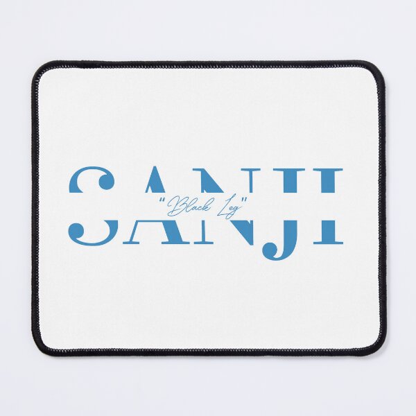 Item preview, Sanji Black Leg One Piece Blue Subtle Minimal Design Logo designed and sold by Loz-Fairytail.