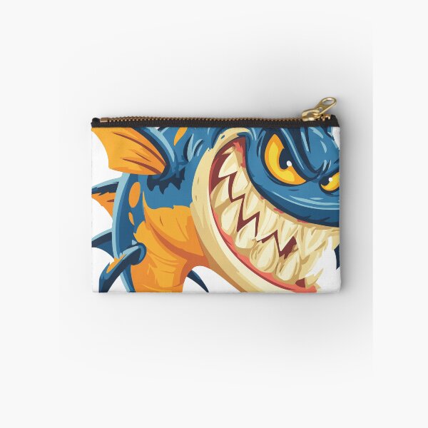 Item preview, Angry Piranha Cartoon – Fierce Underwater Creature designed and sold by Moss and Moon Studio.