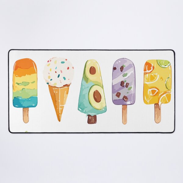 Item preview, Watercolor Ice Cream Dreams – Sweet Summer Treats designed and sold by Moss and Moon Studio.