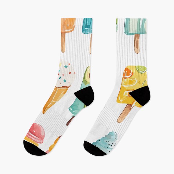 Item preview, Watercolor Ice Cream Dreams – Sweet Summer Treats designed and sold by Moss and Moon Studio.