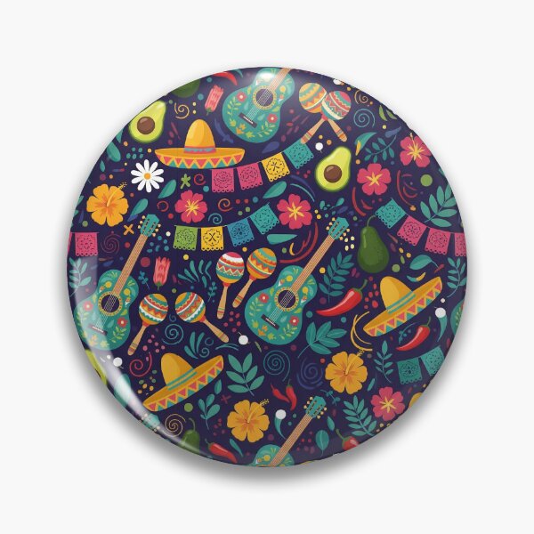 Item preview, Festive Cinco de Mayo Fiesta Pattern designed and sold by tretyakov.