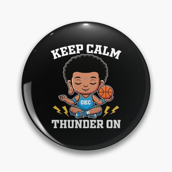 Artikelvorschau, KEEP CALM AND THUNDER ON - OKC THUNDER BASKETBALL entworfen und verkauft von KEF Custom.