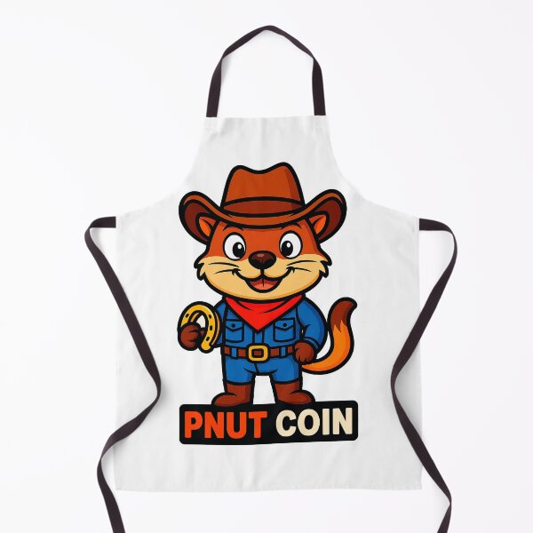 Item preview, PNUT COIN: Cowboy Chipmunk Mascot Sticker designed and sold by Julyvax.