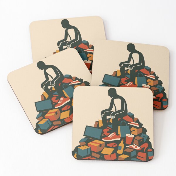 Item preview, Anti-Consumerism – Crushed by Abundance designed and sold by Rotfront Studio.