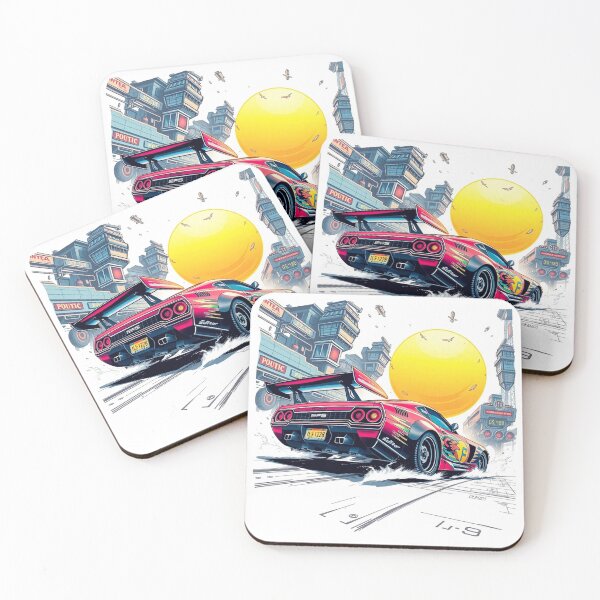 Item preview, fast and furious muscle pink and red drifting car classic designed and sold by koringaFTS.