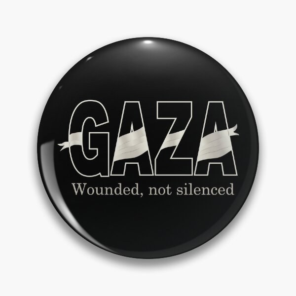Item preview, GAZA - Wrapped in Silence, Bold Political Satire, Humor Tee designed and sold by All DayTees.