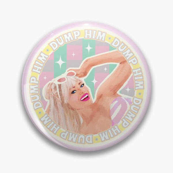 Item preview, Dump Him – Feminist Retro Pink designed and sold by NiomiFoggish.