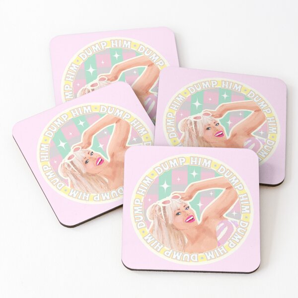 Item preview, Dump Him – Feminist Retro Pink designed and sold by NiomiFoggish.