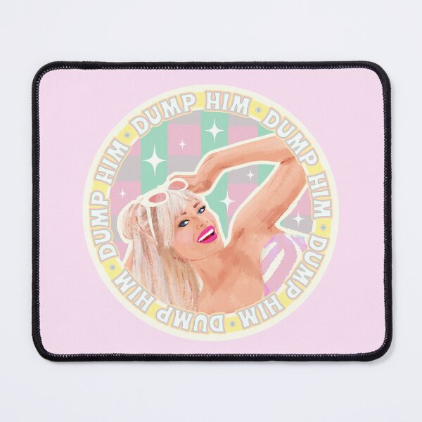 Item preview, Dump Him – Feminist Retro Pink designed and sold by NiomiFoggish.