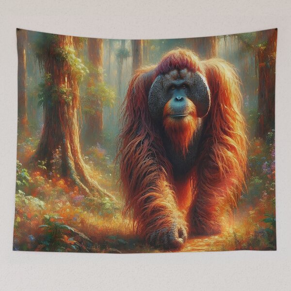 Item preview, Orangutan Art #15 | Great Apes Lovers designed and sold by ksgraphics222.