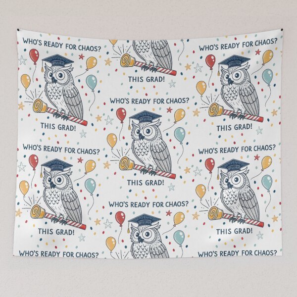 Item preview, Who's ready for chaos? This grad! designed and sold by likbatonboot.