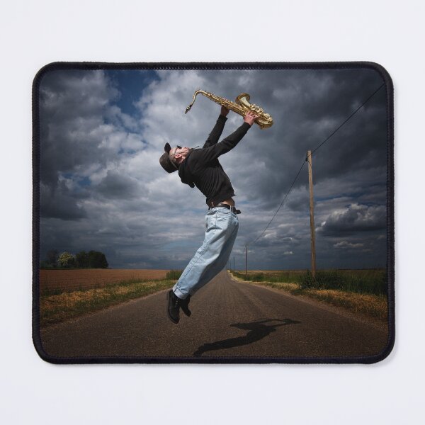 Item preview, Sax in Heaven Blue designed and sold by BrennstoffMusic.