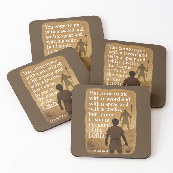 Item preview, 1 Samuel 17:45 – I Come in the Name of the Lord Verse designed and sold by SimplySelim.