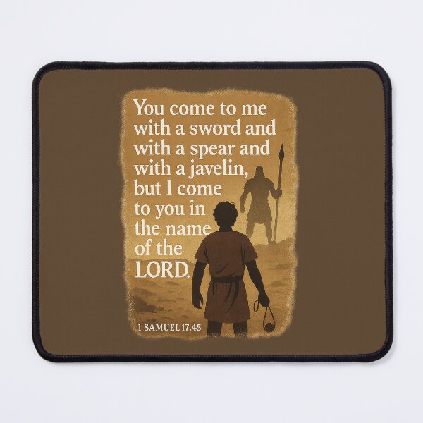 Item preview, 1 Samuel 17:45 – I Come in the Name of the Lord Verse designed and sold by SimplySelim.