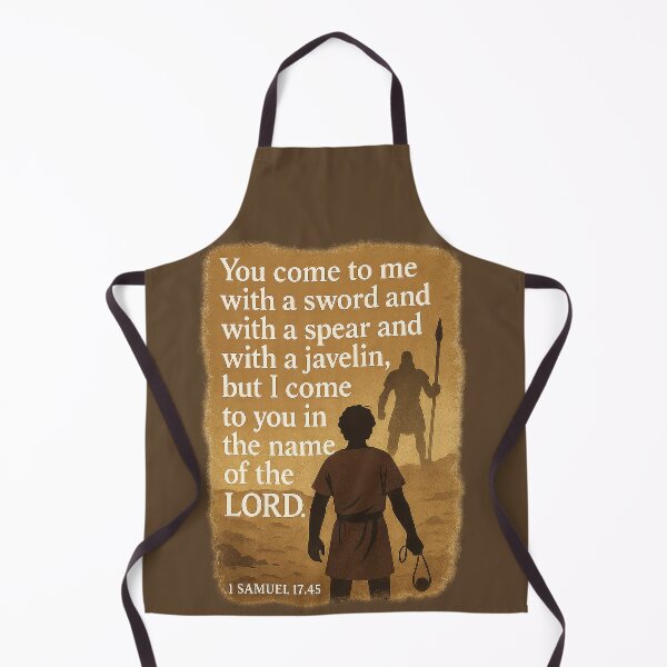 Item preview, 1 Samuel 17:45 – I Come in the Name of the Lord Verse designed and sold by SimplySelim.