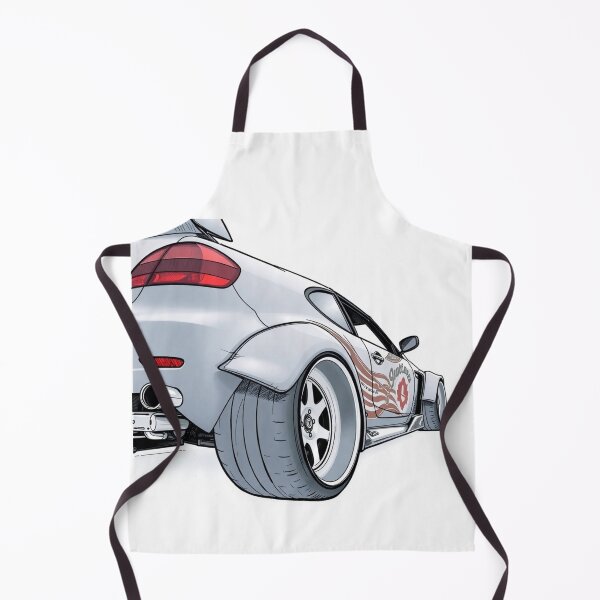 Item preview, white drifting racing style vehicle with wide tires and racing car wheel designed and sold by koringaFTS.